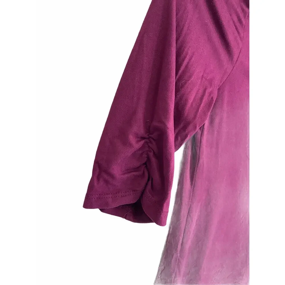 Amy Byer Girl’s Purple Strappy Blouse Large 14